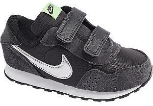 Čierne detské tenisky na suchý zips Nike Md Valiant