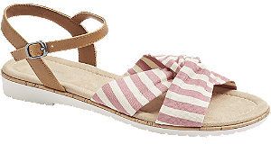Ružovo-béžové sandále Graceland