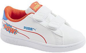 Biele tenisky na suchý zips Puma Smash V2 Comics V Ps