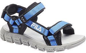 Modré sandále na suchý zips Fila