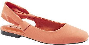 Oranžové slingback baleríny Vero Moda