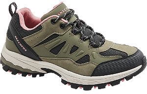 Tmavozelené outdoorové tenisky Skechers