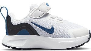 Modro-biele detské tenisky na suchý zips Nike Wearallday (Td)
