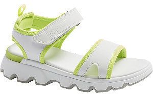 Biele sandále na suchý zips Esprit