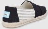 Espadrilky Toms University Stripes čierna farba galéria