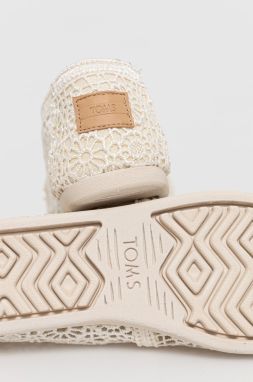 Espadrilky Toms Alpargata béžová farba galéria