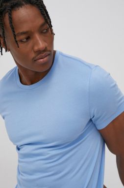 Bavlnené tričko Levi's (2-pack) jednofarebné