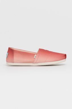 Espadrilky Toms ružová farba