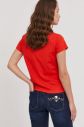 Tričko Guess dámske, červená farba galéria