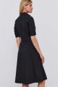 Šaty Lauren Ralph Lauren čierna farba, mini, áčkový strih galéria