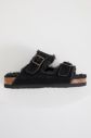 Semišové papuče Answear Lab čierna farba galéria