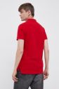 Bavlnené polo tričko Superdry červená farba, s nášivkou galéria