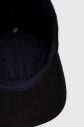 Bavlnená čiapka Emporio Armani tmavomodrá farba, s nášivkou galéria