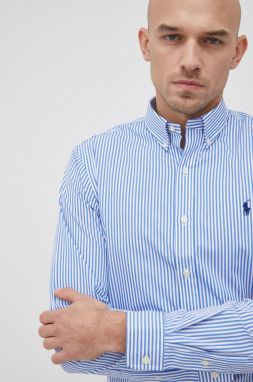 Košeľa Polo Ralph Lauren pánska, slim, s golierom button-down