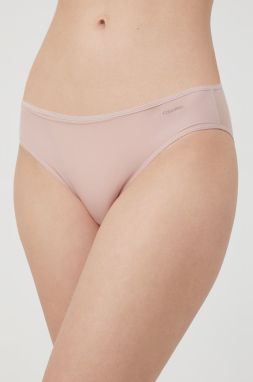 Nohavičky Calvin Klein Underwear ružová farba,