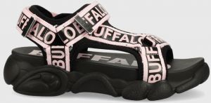 Sandále Buffalo dámske, ružová farba, na platforme