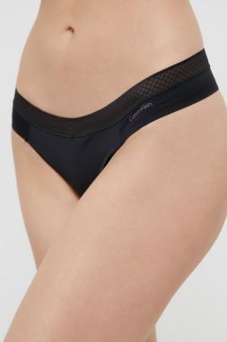 Tangá Calvin Klein Underwear čierna farba