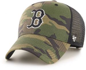 Čiapka 47brand Boston Red Sox zelená farba, vzorovaná