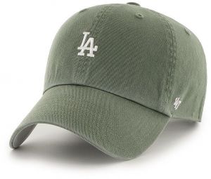 Čiapka 47brand Los Angeles Dodgers zelená farba, s nášivkou