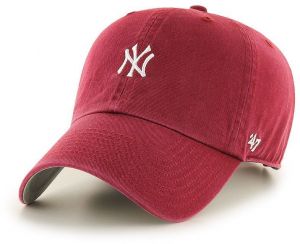 Čiapka 47brand New York Yankees červená farba, s nášivkou