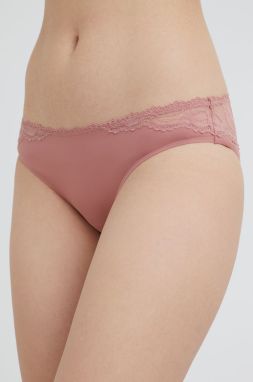 Nohavičky Calvin Klein Underwear ružová farba,