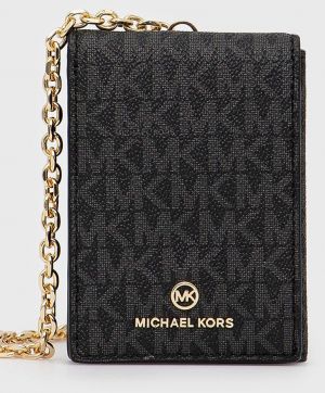 Peňaženka MICHAEL Michael Kors dámsky, čierna farba