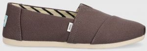 Espadrilky Toms Alpargata šedá farba,