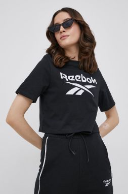 Tričko Reebok HB2276 dámske, čierna farba,