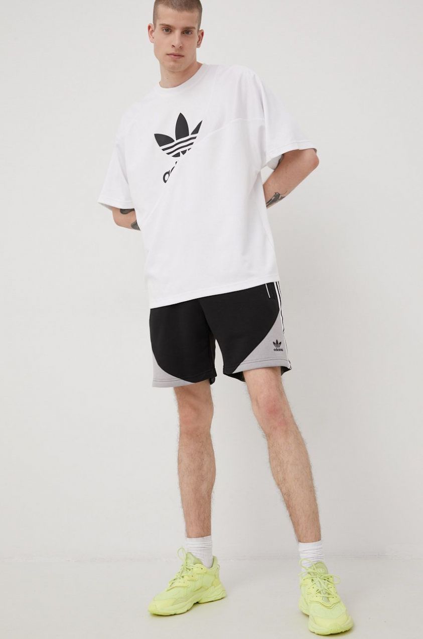 Šortky adidas Originals HC2091 pánske, čierna farba,