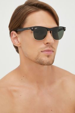 Slnečné okuliare Ray-Ban pánske, čierna farba