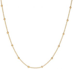 Strieborný pozlátený náhrdelník ANIA KRUK Trendy