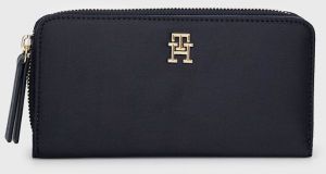 Peňaženka Tommy Hilfiger dámsky, tmavomodrá farba