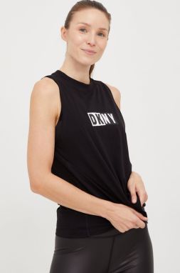 Top Dkny dámsky, čierna farba,