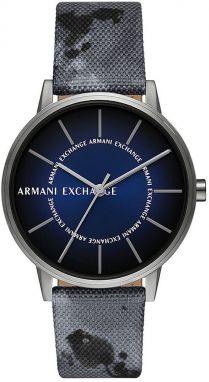 Hodinky Armani Exchange pánsky, šedá farba