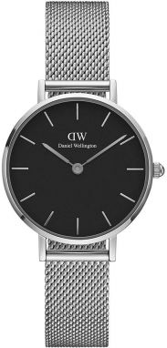 Hodinky Daniel Wellington Petite 28 Sterling dámske, strieborná farba