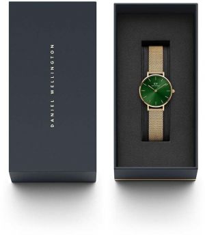 Hodinky Daniel Wellington Petite Emerald 28 dámske, zlatá farba