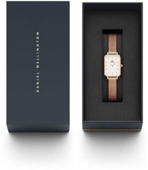 Hodinky Daniel Wellington Quadro Pressed dámske, ružová farba