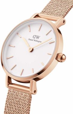 Hodinky Daniel Wellington Petite 24 Pressed dámske, ružová farba