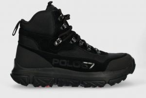 Topánky Polo Ralph Lauren Advtr 300Mid pánske, čierna farba, 809879948001