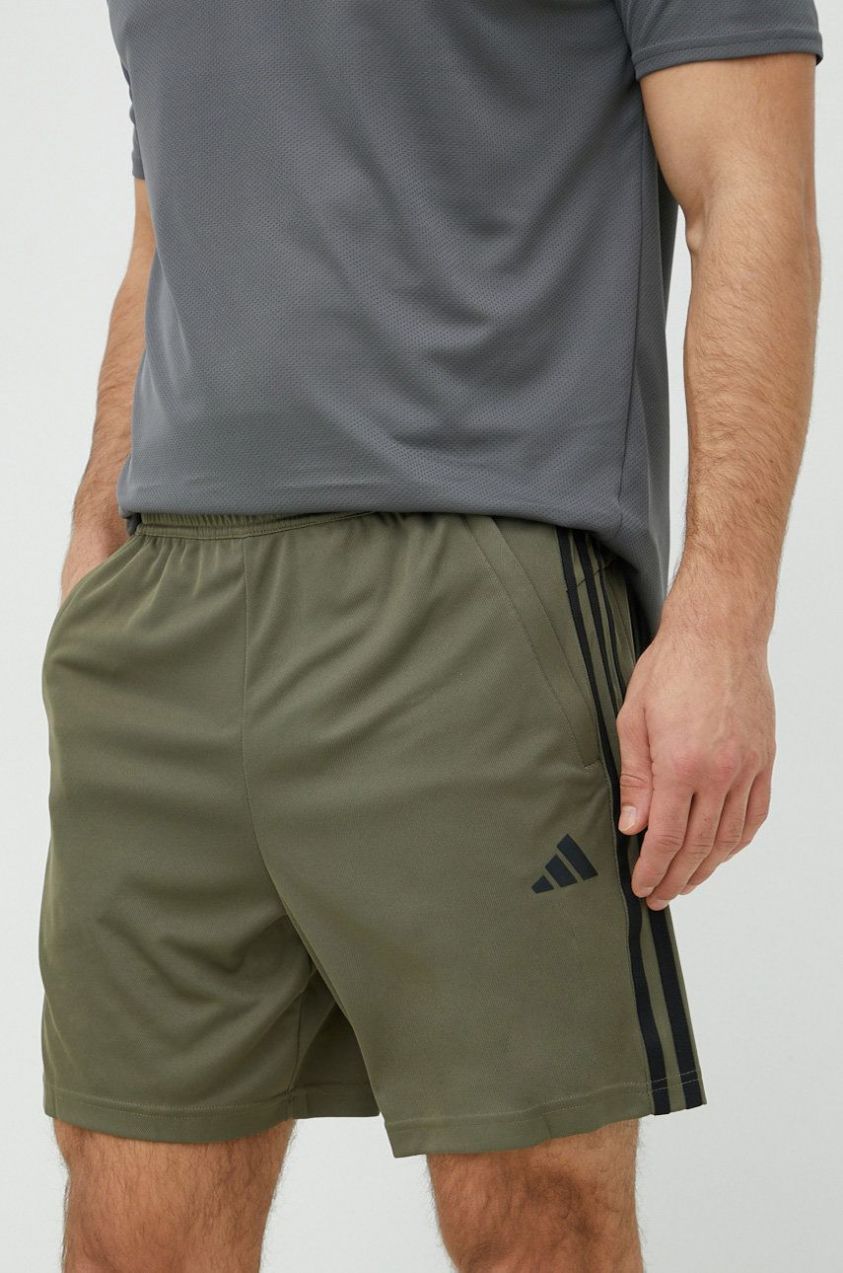 Tréningové šortky adidas Performance Training Essentials pánske, zelená farba