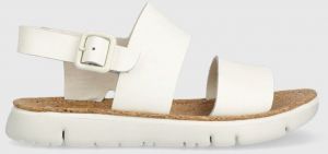 Kožené sandále Camper Oruga dámske, biela farba, K201038.015