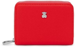 Kožená peňaženka Tous dámsky, červená farba