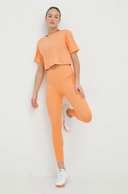 Tričko Roxy Essential x Mizuno dámske, oranžová farba