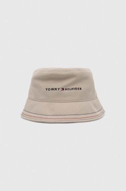 Klobúk Tommy Hilfiger béžová farba