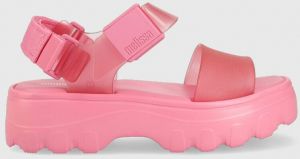 Sandále Melissa MELISSA KICK OFF SANDAL AD dámske, ružová farba, na platforme, M.32823.AJ294