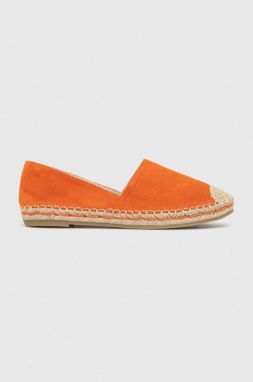 Espadrilky Answear Lab oranžová farba