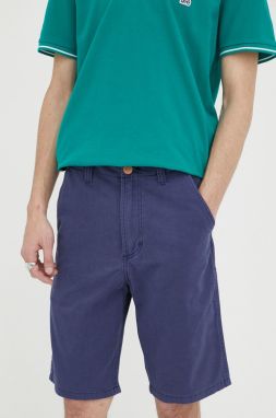 Bavlnené šortky Wrangler fialová farba