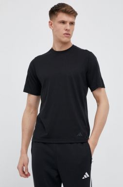 Tréningové tričko adidas Performance Base čierna farba, jednofarebné