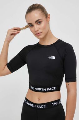 Tréningové tričko The North Face čierna farba
