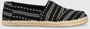 Espadrilky Toms Alpargata Rope čierna farba, 10019676